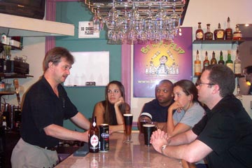 Learn behind an actual bar from our qualified instructors at the Professional Bartending School.